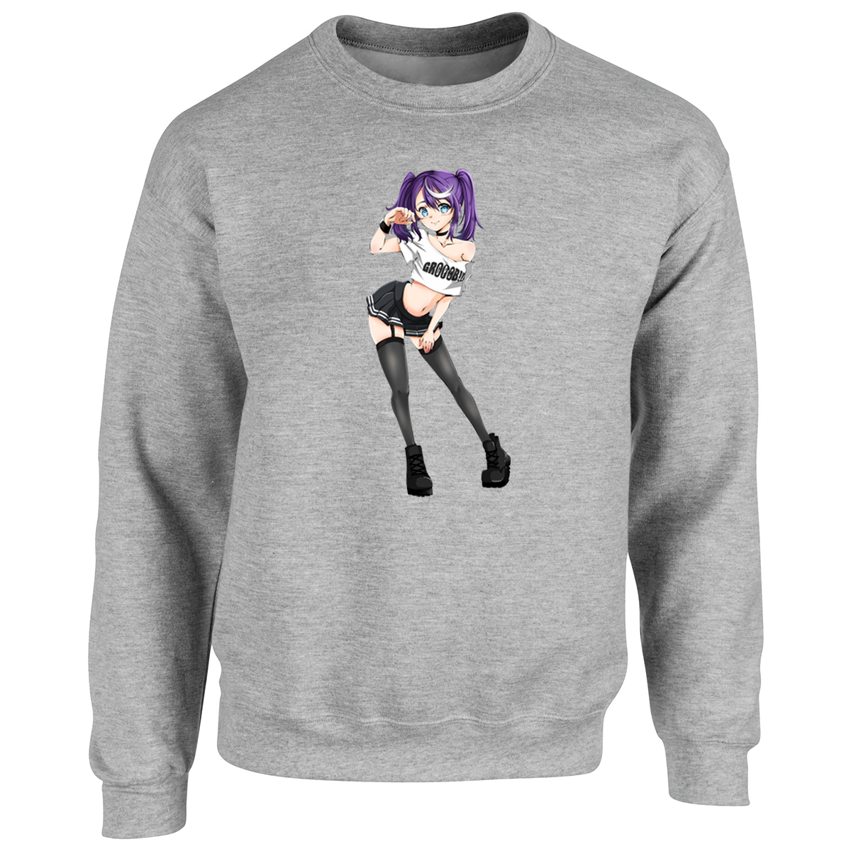 Bild von MANGA GIRL - SWEATER [grau]